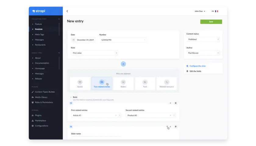 Strapi – open source headless content management