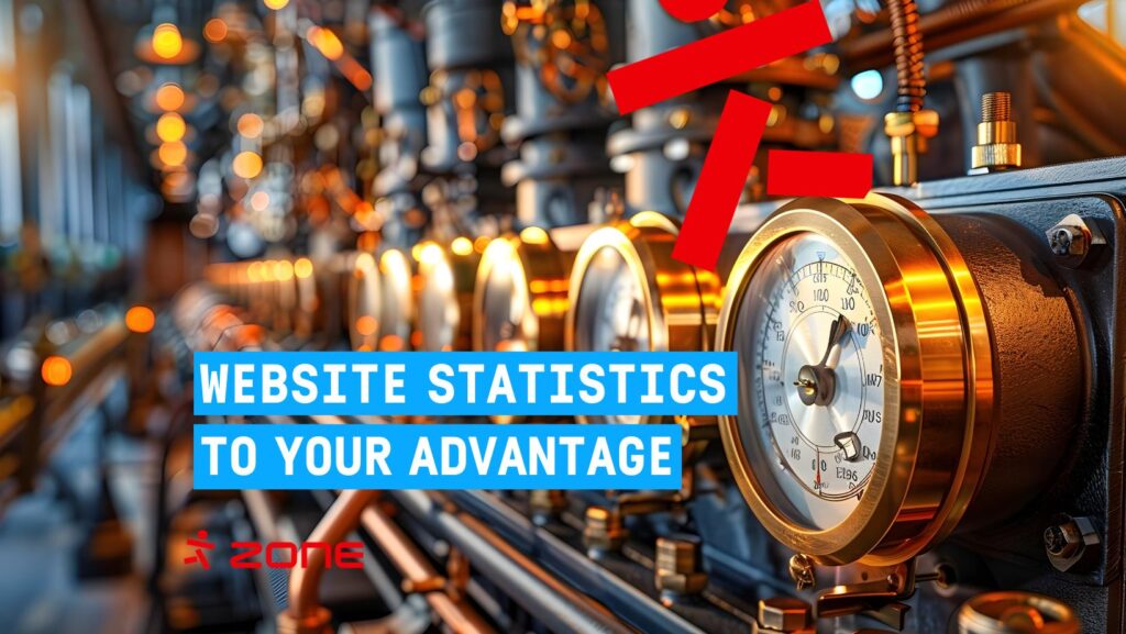 How can you use the website statistics collected to your advantage?