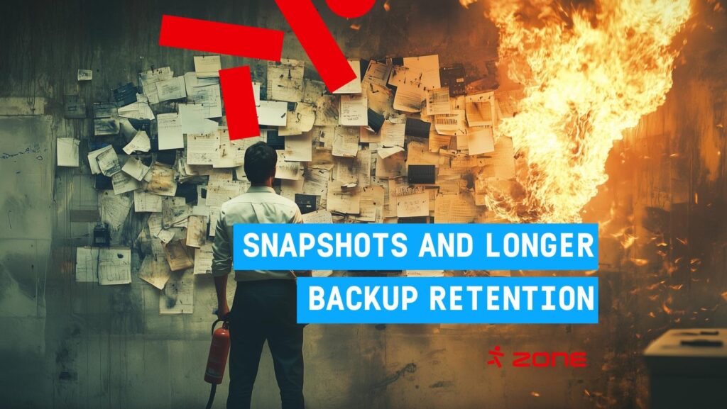 Automatic snapshots and longer backup retention