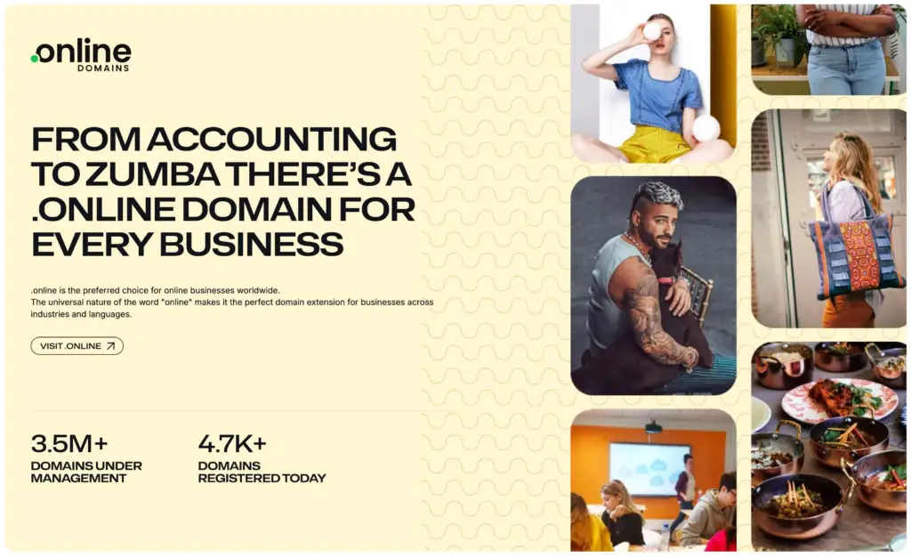 What makes .online the right choice for a business idea?